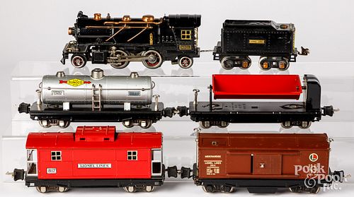 LIONEL SIX PIECE TRAIN SETLionel