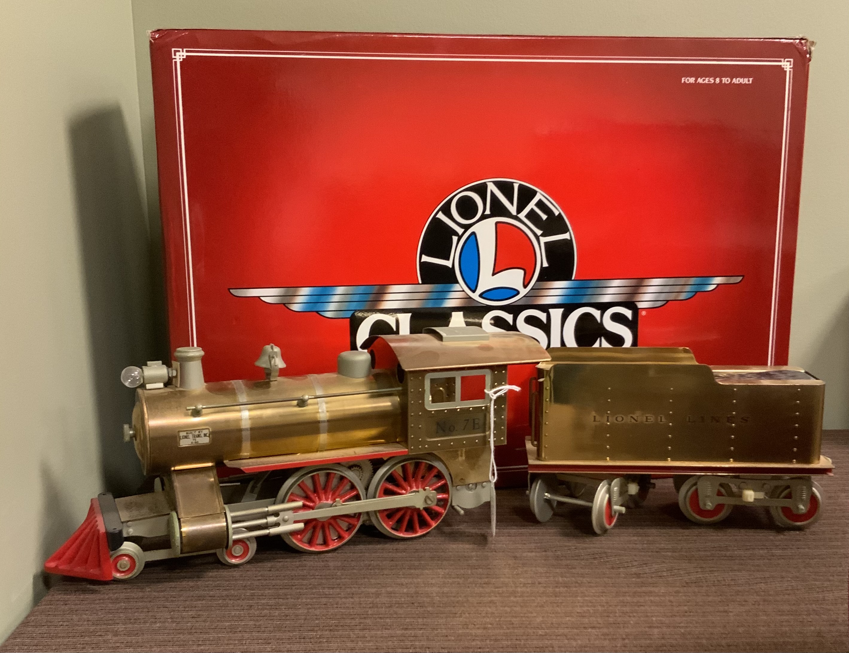 LIONEL STANDARD GAUGE BRASS TRAIN