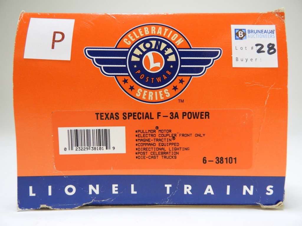 LIONEL TEXAS SPECIAL F-3A POWER