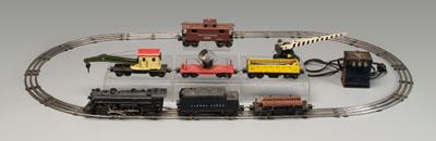 Lionel train set, prewar 027 gauge,