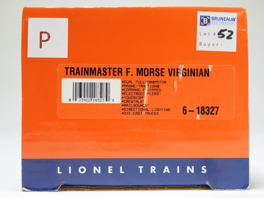 LIONEL TRAINMASTER F. MORSE