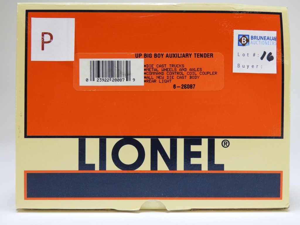 LIONEL UP BIG BOY AUXILIARY
