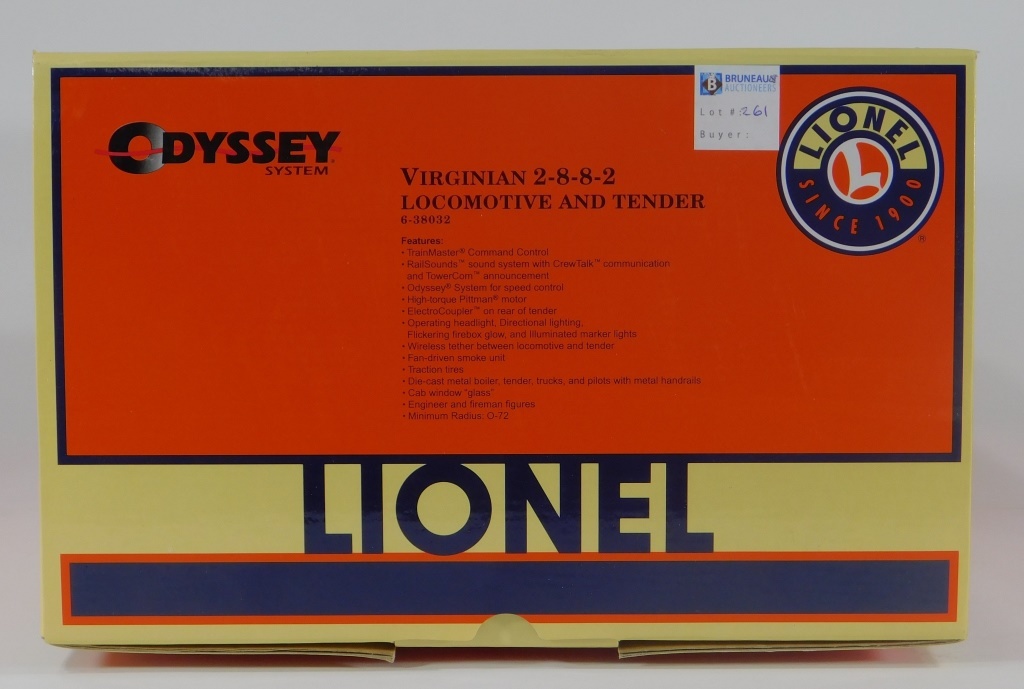 LIONEL VIRGINIAN 2-8-8-2 LOCOMOTIVE