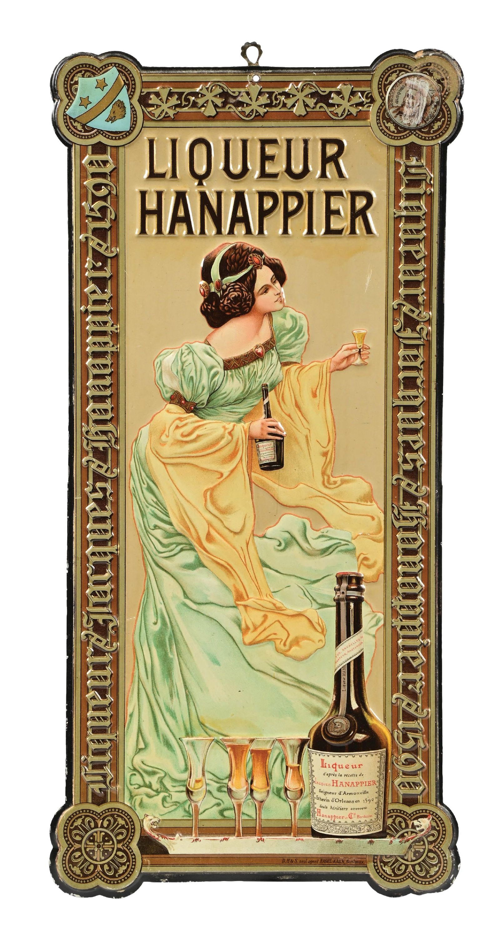 LIQUEUR HANAPPIER SIGN W/ BEAUTIFUL