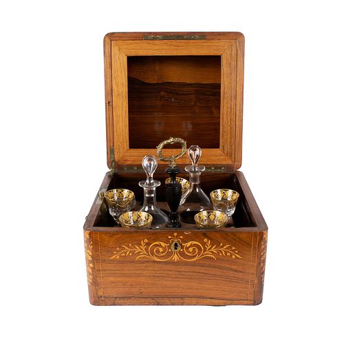 "LIQUEURS" TANTALUS BOX"LIQUEURS"