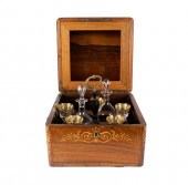 "LIQUEURS" TANTALUS BOX"LIQUEU