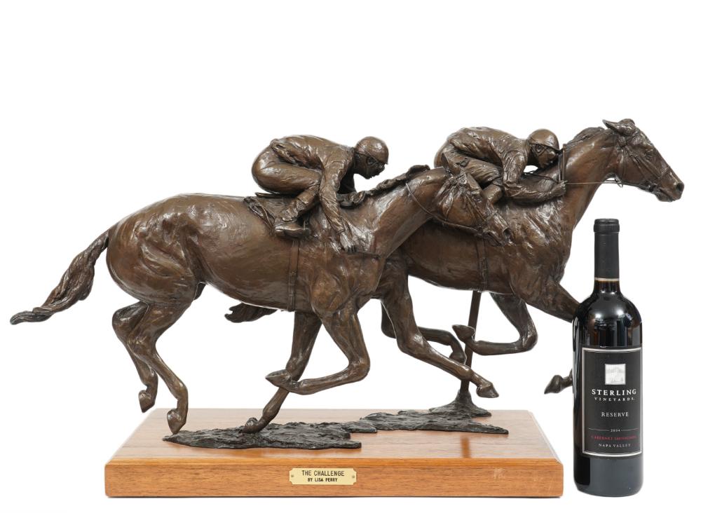 LISA PERRY EQUESTRIAN BRONZE 'THE