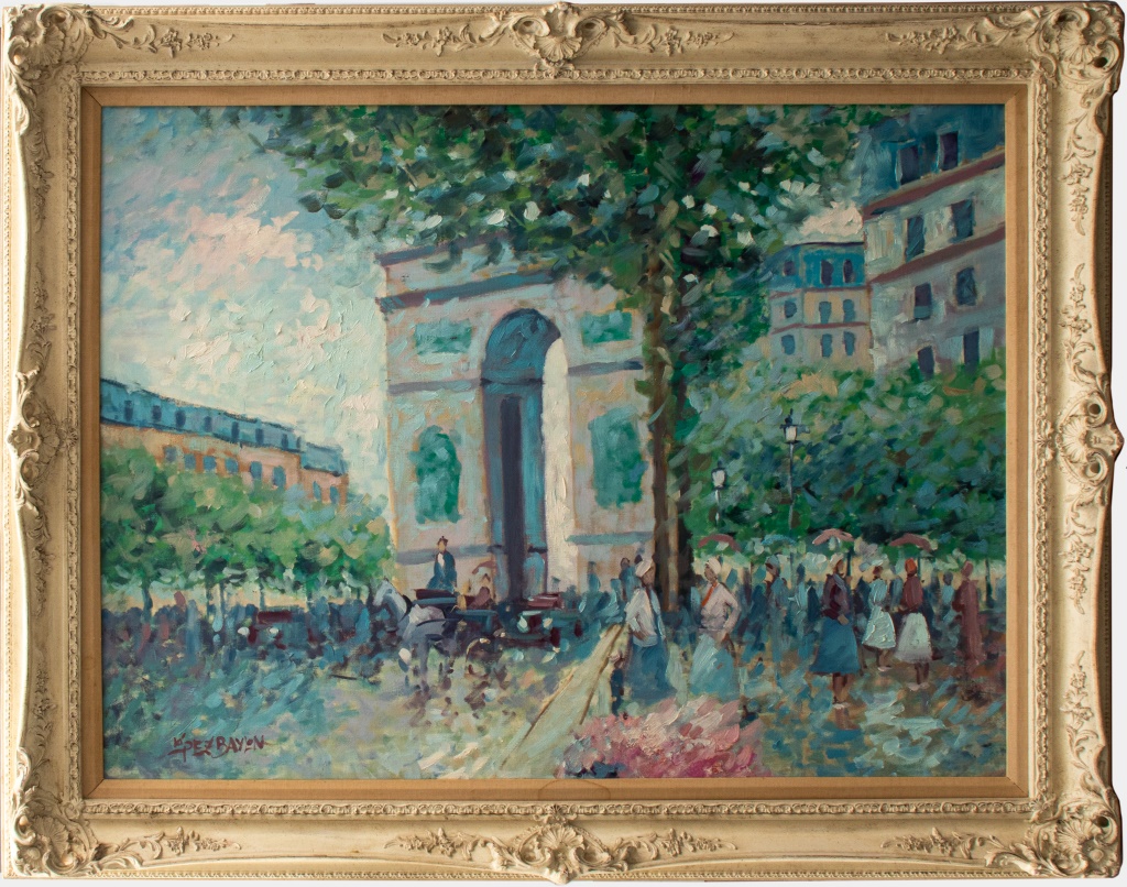 LISANDRO LOPEZ BAYLON CITYSCAPE OIL