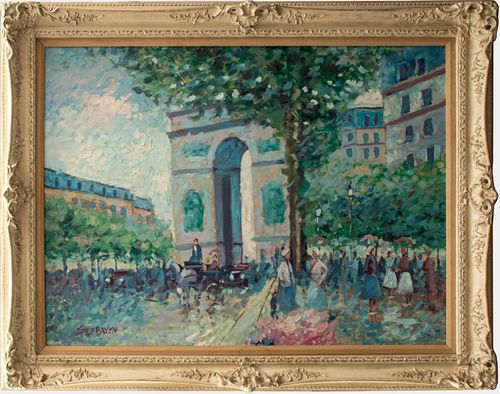 LISANDRO LOPEZ BAYLON CITYSCAPE OIL