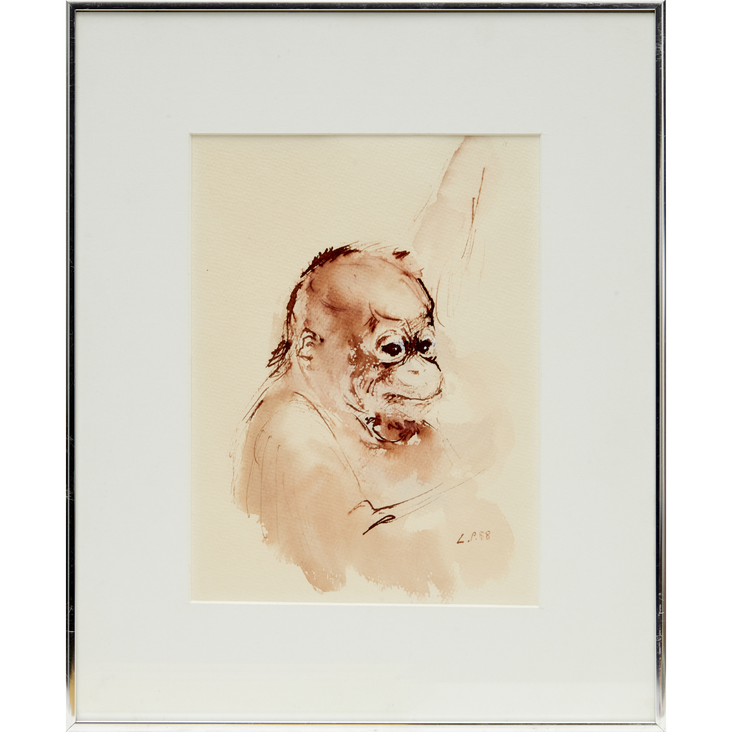 LISELOTTE PAULSON, INK AND WASH,