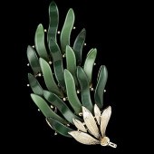 Lisner Brooch Lisner signed br