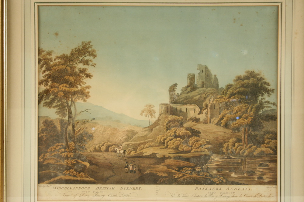 LITHO HANDCOLORED - 'View of Pomery