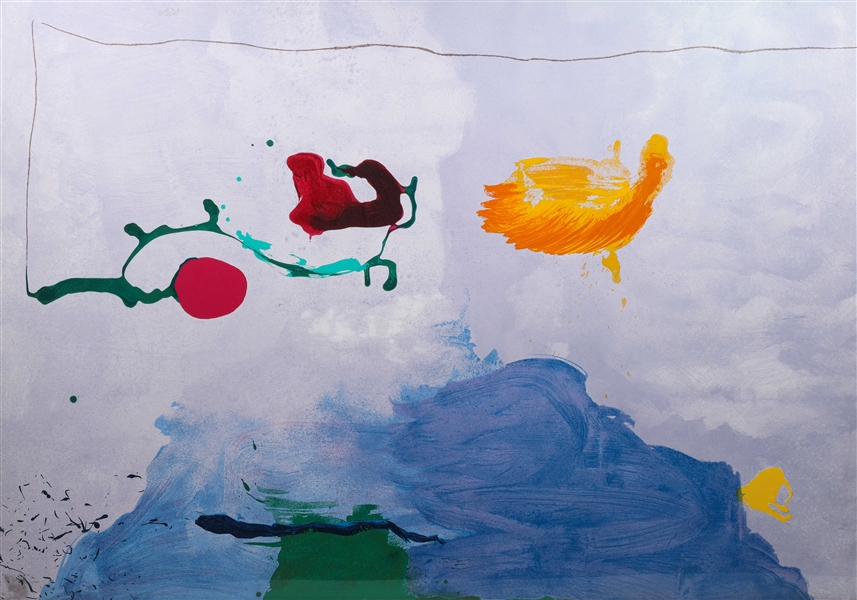 Lithograph abstract modernist