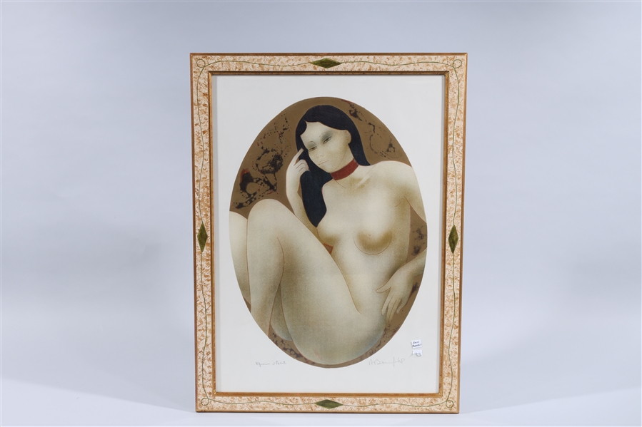 Lithograph by Alain Bonnefoit