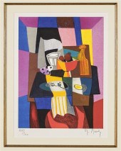 Lithograph by Marcel Mouly (Fr