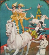 LITHOGRAPH CIRCUS POSTER, CIRC