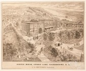 LITHOGRAPH COOPER HOUSE, OTSEG