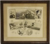 LITHOGRAPH DEPICTING ARTISTS W