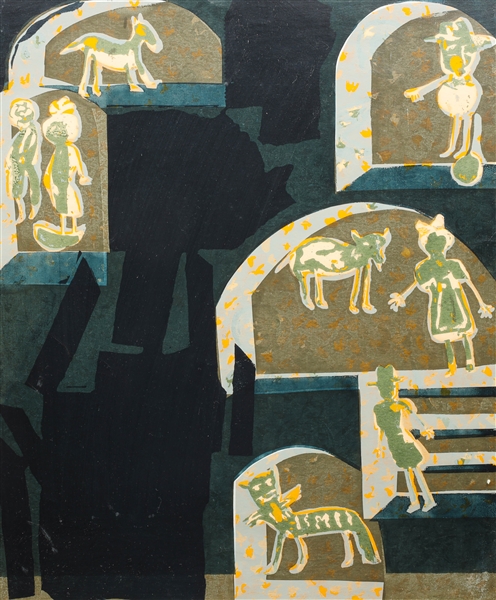 Lithograph Don Glaub (20th