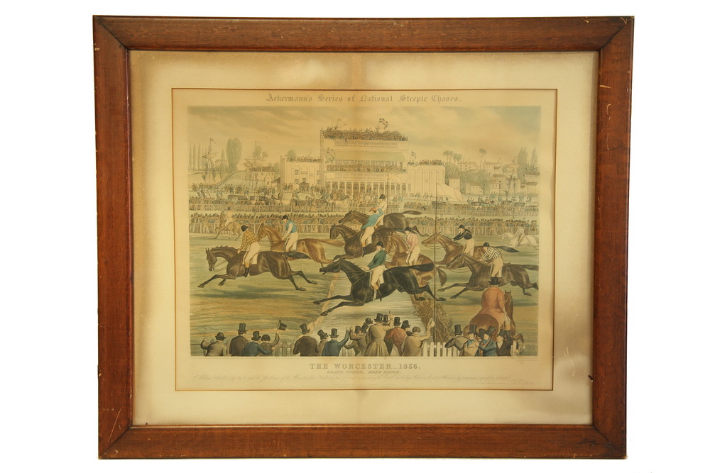 LITHOGRAPH- Handcolored captioned