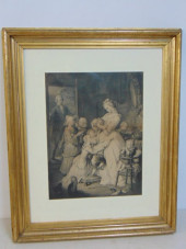 LITHOGRAPH, "LOTTE, THE SORROW