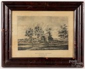 LITHOGRAPH OF OLD SWEDES CHURC