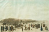 LITHOGRAPH OF WINTER ON ICE AT