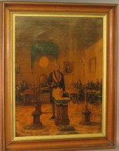LITHOGRAPH ON CANVASca. 1880;