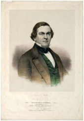 Lithograph portrait of Howell