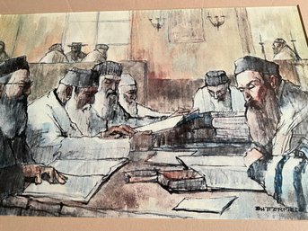 Lithograph print, pencil signed