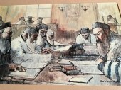 Lithograph print, pencil signe