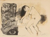 LITHOGRAPH SUSANNA & THE ELDER