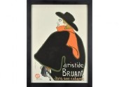 Lithographed poster after Henr