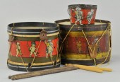 LITHOGRAPHED ROOSEVELT DRUMS &