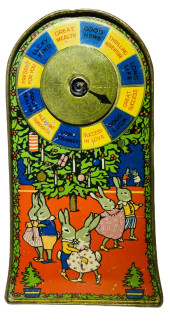 LITHOGRAPHED TIN LUCKY WHEEL M