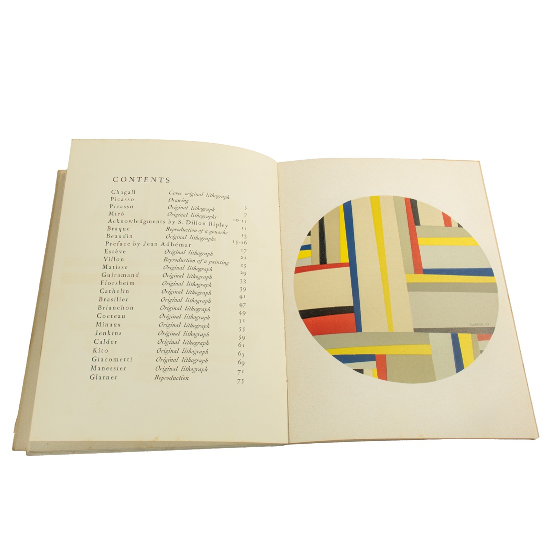 LITHOGRAPHIC BOOK, PRINTS FROM