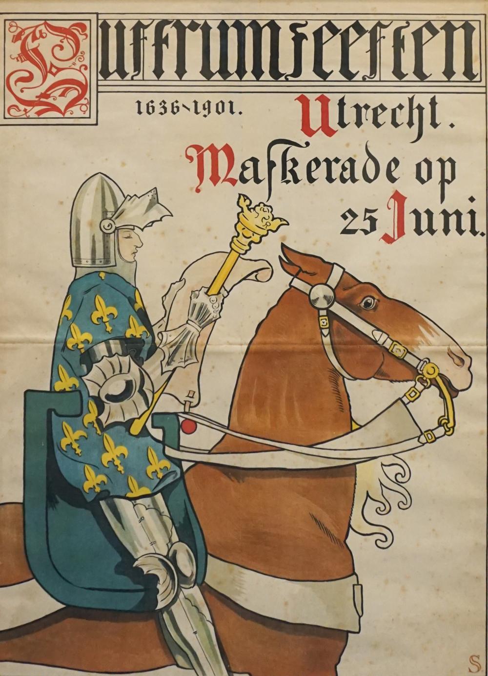 LITHOGRAPHIC POSTER WITH