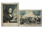 LITHOGRAPHS - (2) handcolored