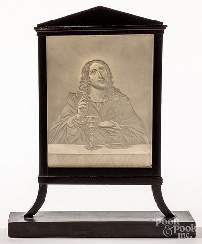LITHOPHANE JESUS AT THE LAST
