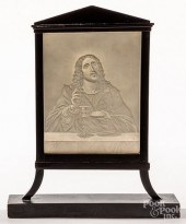 LITHOPHANE JESUS AT THE LAST S