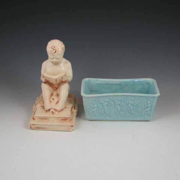 Little Boy Figurine with Weller Box