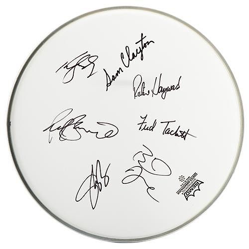 LITTLE FEAT AUTOGRAPHED DRUM