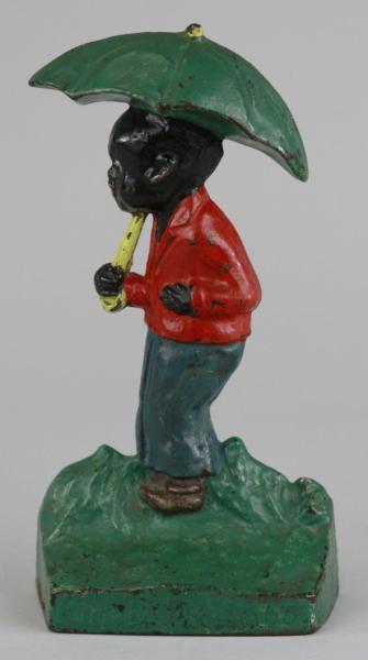 LITTLE SAMBO W/UMBRELLA DOORSTOP