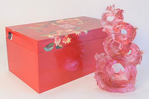 LIULIGONGFANG GLASS SCULPTURE OF