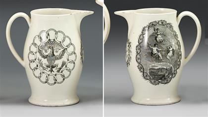 Liverpool creamware black