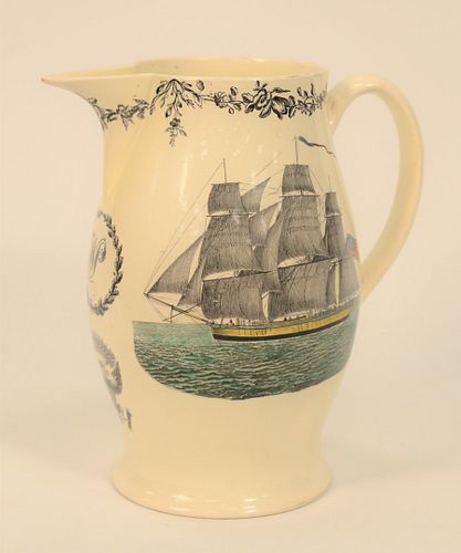 LIVERPOOL TRANSFERWARE PITCHER,