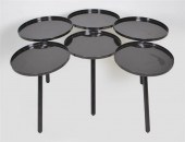LIVING DIVANI "BOLLE" BLACK LA