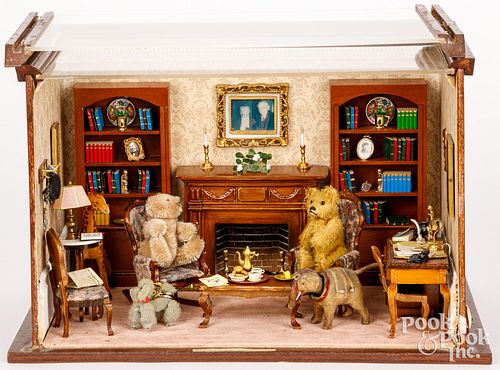 LIVING ROOM DIORAMA OF