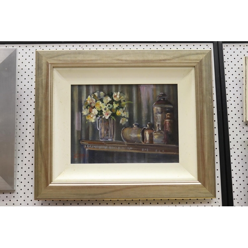 Liz Isaacs, A port or two, oil on