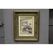 Liz Isaacs, Interior scene, oi
